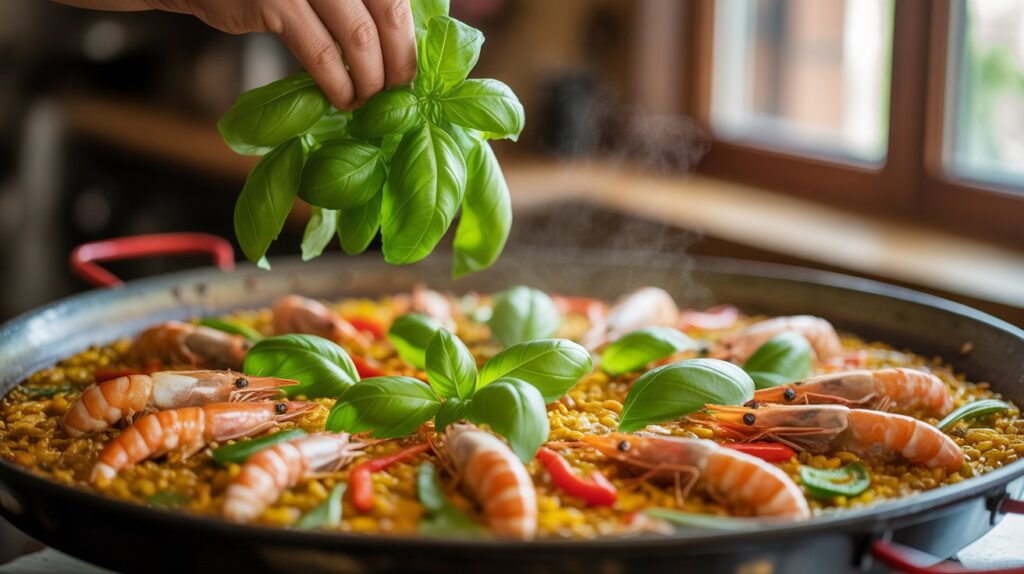 Basil in Spanish Food